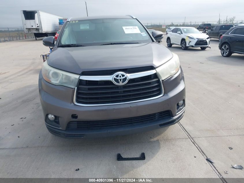 VIN 5TDKKRFH9GS125591 2016 Toyota Highlander, Xle V6 no.12