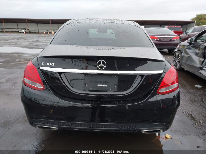 2017 Mercedes-Benz C 300 Luxury/Sport VIN: WDDWF4JB8HR246744 Lot: 40931416