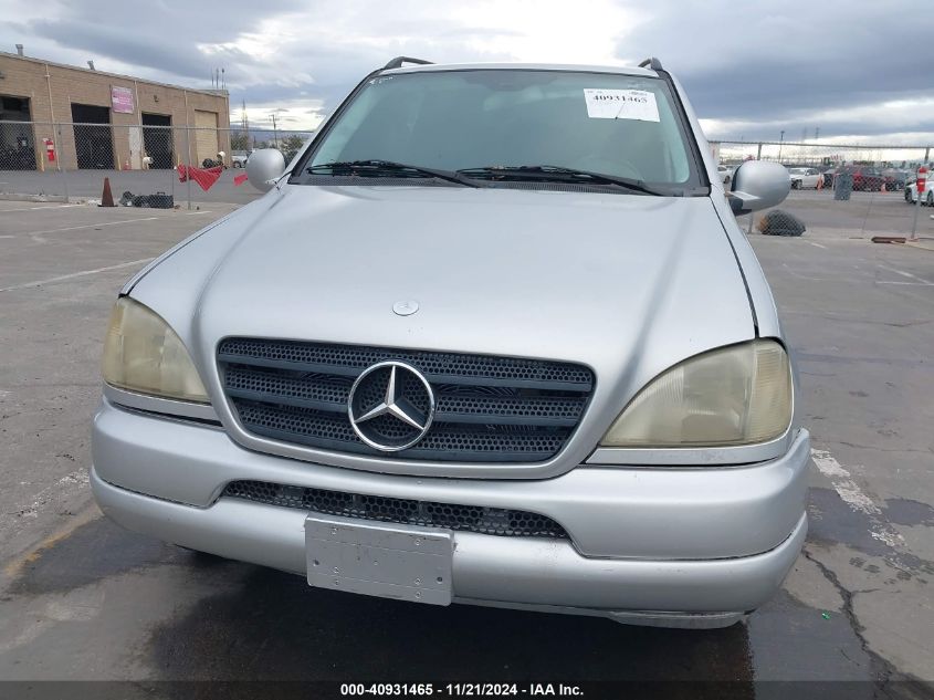 2001 Mercedes-Benz Ml 320 VIN: 4JGAB54E91A238728 Lot: 40931465