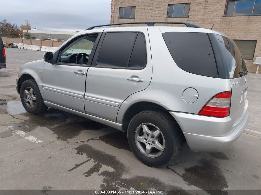 2001 Mercedes-Benz Ml 320 VIN: 4JGAB54E91A238728 Lot: 40931465