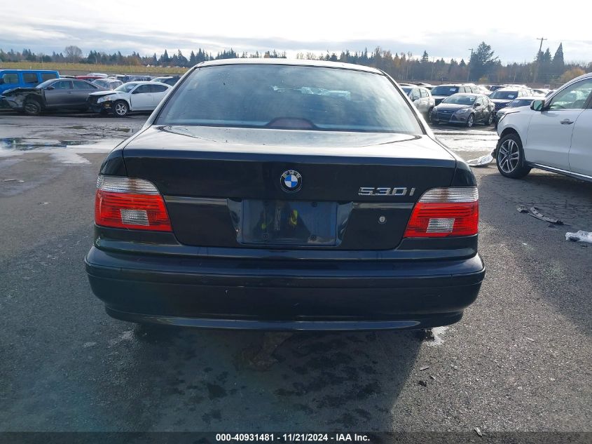 2003 BMW 530Ia VIN: WBADT63493CK28542 Lot: 40931481