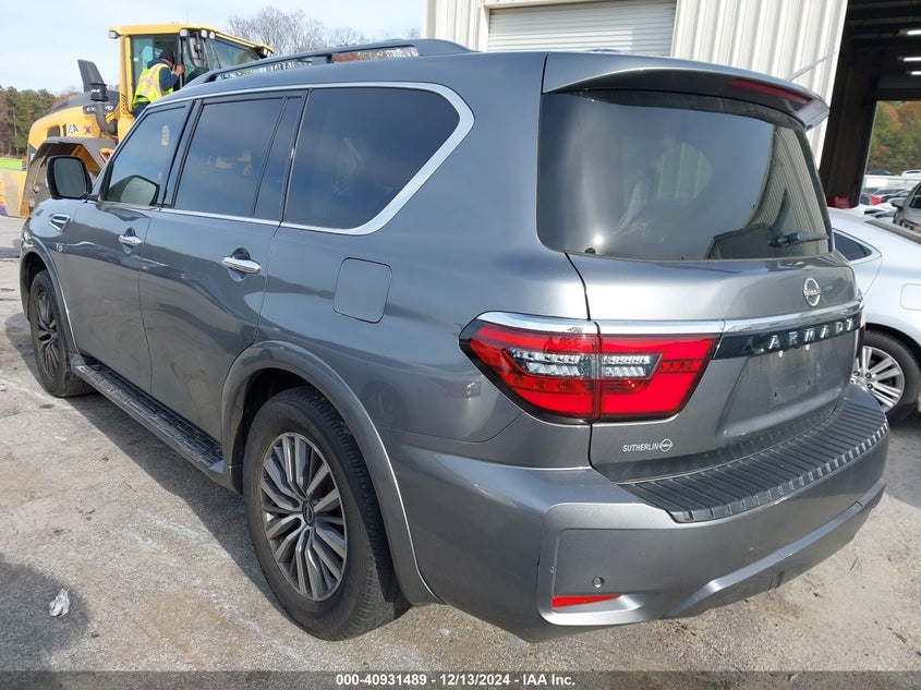 Vin: jn8ay2ba3n9390064, lot: 41421211, nissan armada sl 2wd 20223