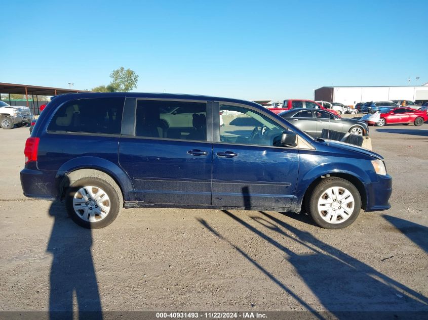 2016 Dodge Grand Caravan Se VIN: 2C4RDGBG8GR122488 Lot: 40931493