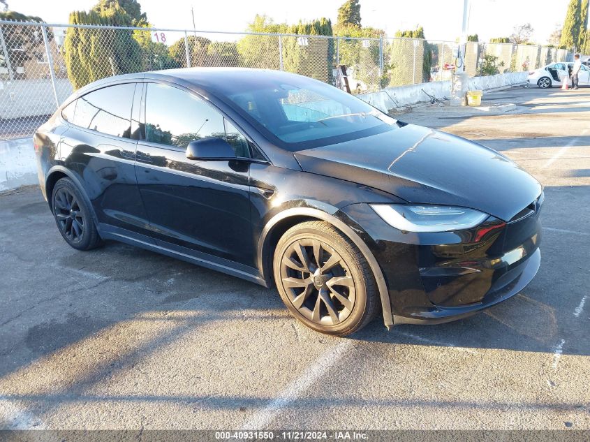 2022 Tesla Model X Dual Motor All-Wheel Drive VIN: 7SAXCBE5XNF335266 Lot: 40931550