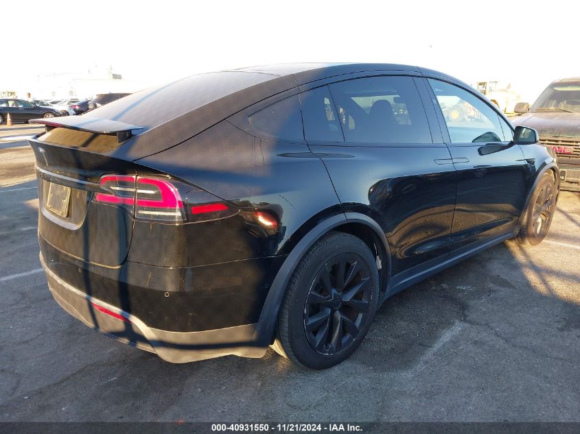 2022 Tesla Model X Dual Motor All-Wheel Drive VIN: 7SAXCBE5XNF335266 Lot: 40931550