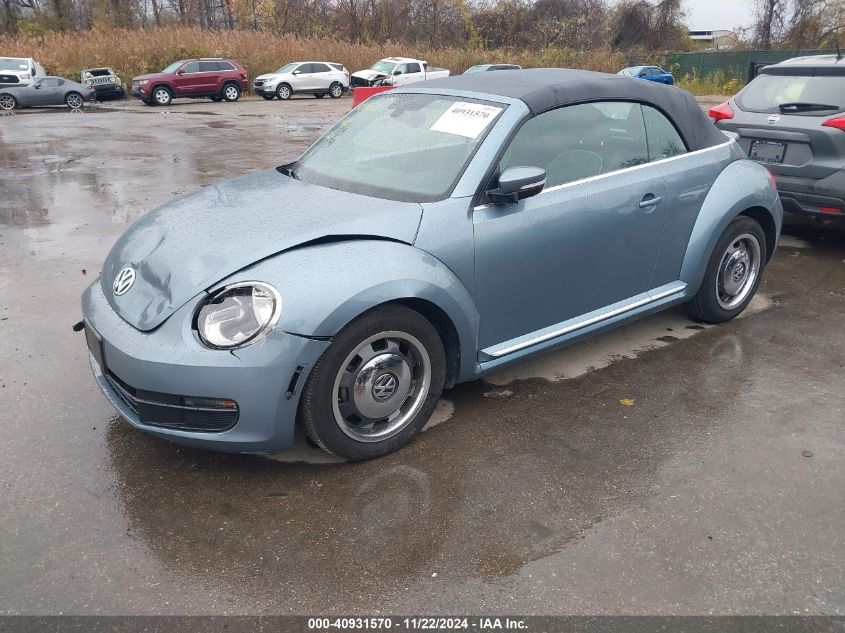 2016 Volkswagen Beetle 1.8T Denim VIN: 3VW517ATXGM823821 Lot: 40931570