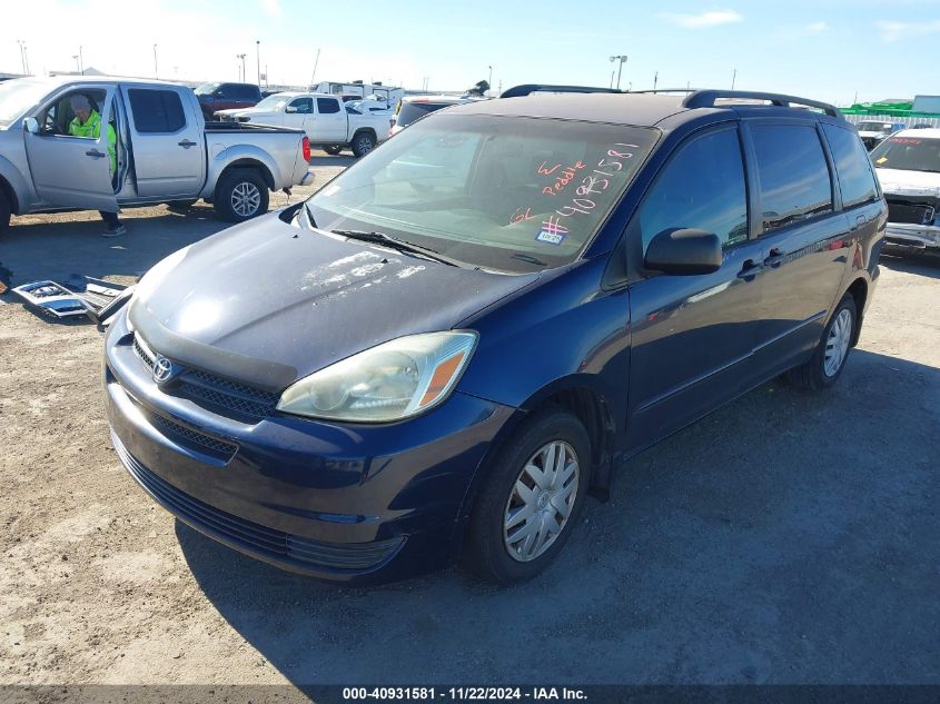 2005 Toyota Sienna Le VIN: 5TDZA23C25S380808 Lot: 40931581