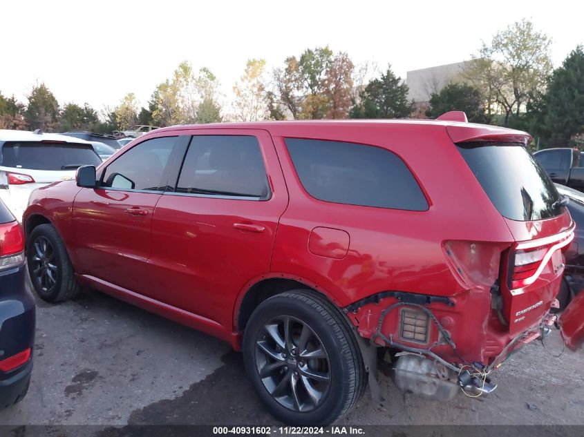 2017 Dodge Durango Gt Awd VIN: 1C4RDJDG1HC737226 Lot: 40931602