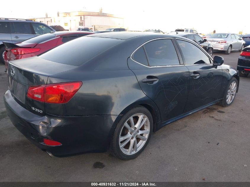 2006 Lexus Is 350 VIN: JTHBE262462006197 Lot: 40931632