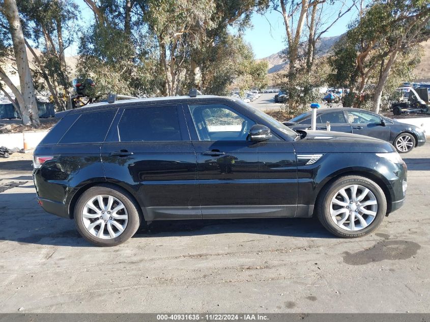 2017 Land Rover Range Rover Sport 3.0L V6 Turbocharged Diesel Hse Td6 VIN: SALWR2FK7HA688890 Lot: 40931635