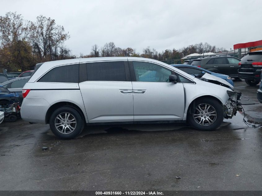 2011 Honda Odyssey Ex-L VIN: 5FNRL5H67BB038592 Lot: 40931660