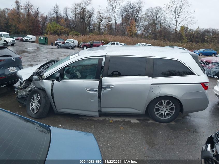 2011 Honda Odyssey Ex-L VIN: 5FNRL5H67BB038592 Lot: 40931660