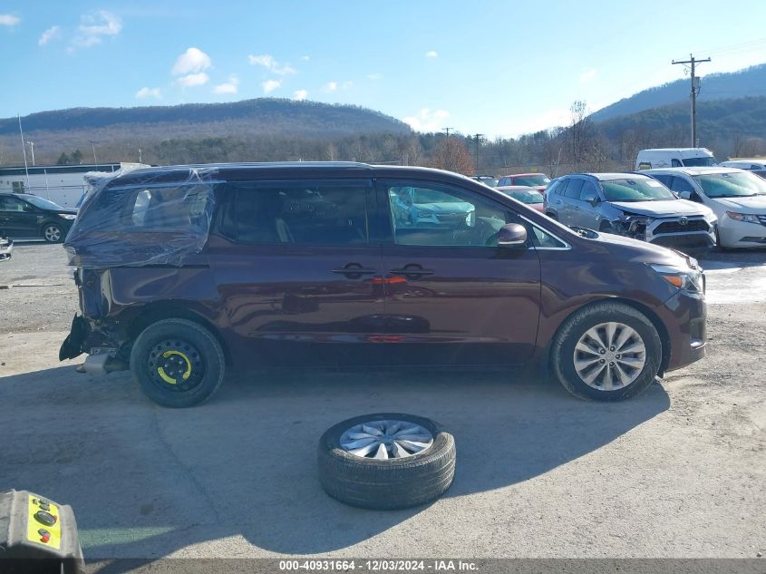 2018 Kia Sedona Ex VIN: KNDMC5C10J6397864 Lot: 40931664