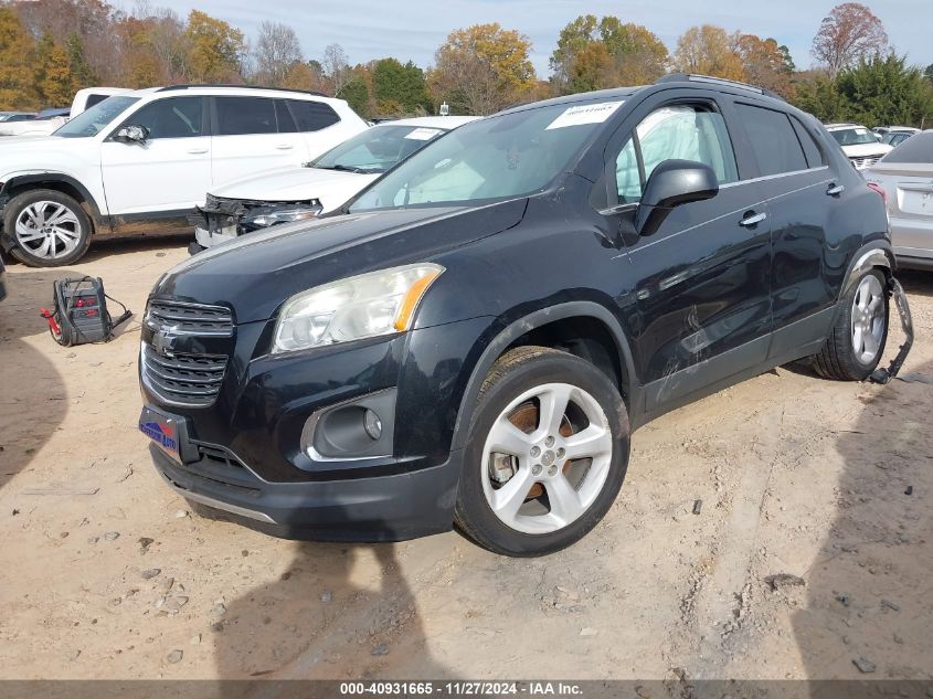 VIN 3GNCJNSB6FL171795 2015 Chevrolet Trax, Ltz no.2