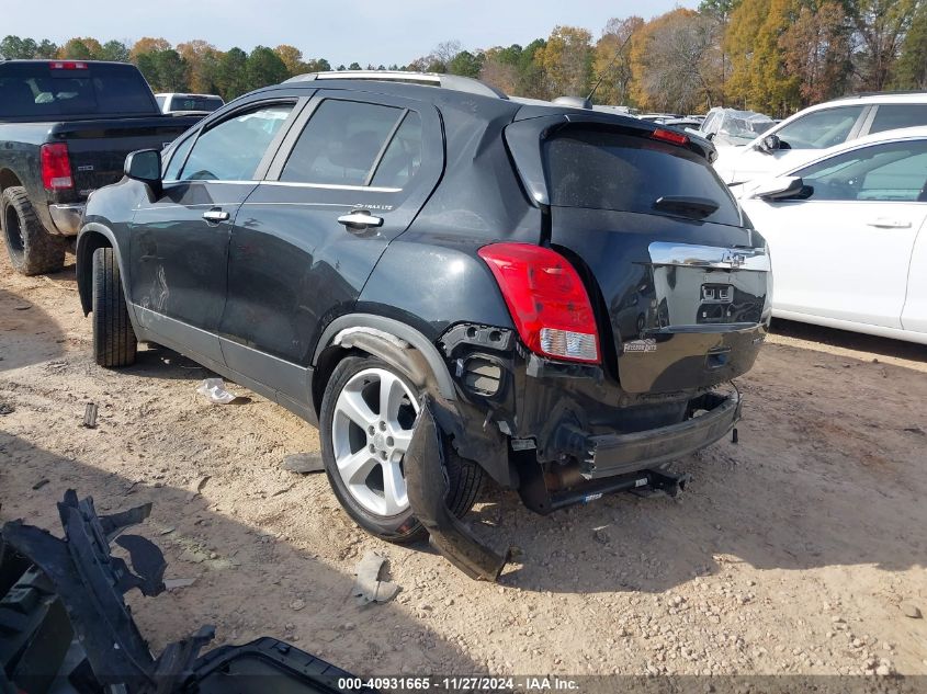 VIN 3GNCJNSB6FL171795 2015 Chevrolet Trax, Ltz no.3