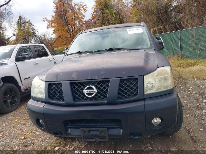 2007 Nissan Titan Xe VIN: 1N6AA07B17N226728 Lot: 40931702