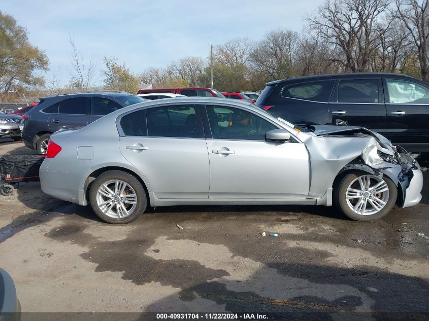 2011 Infiniti G37X VIN: JN1CV6AR0BM405174 Lot: 40931704