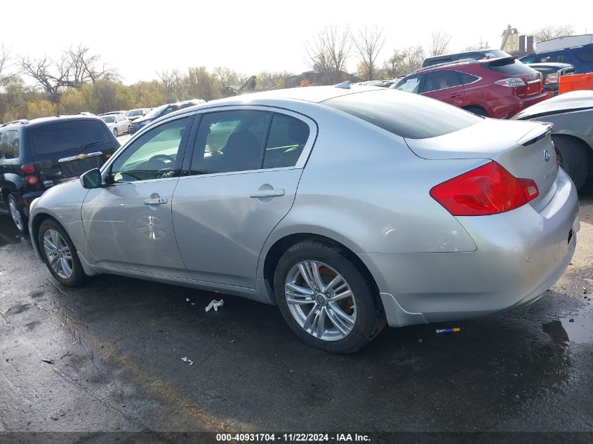 2011 Infiniti G37X VIN: JN1CV6AR0BM405174 Lot: 40931704