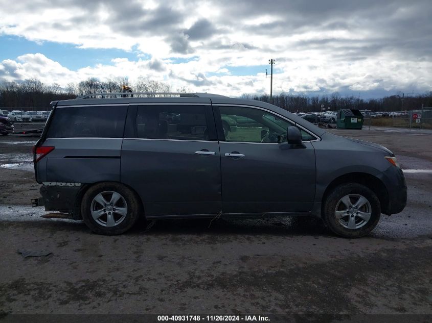 2014 Nissan Quest Sv VIN: JN8AE2KPXE9106149 Lot: 40931748