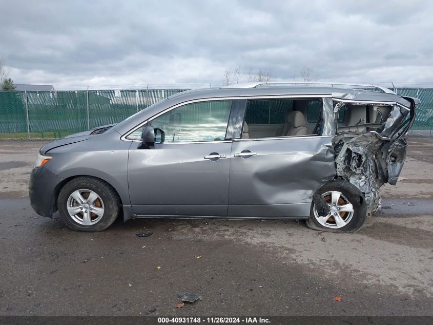 2014 Nissan Quest Sv VIN: JN8AE2KPXE9106149 Lot: 40931748