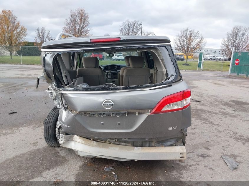 2014 Nissan Quest Sv VIN: JN8AE2KPXE9106149 Lot: 40931748