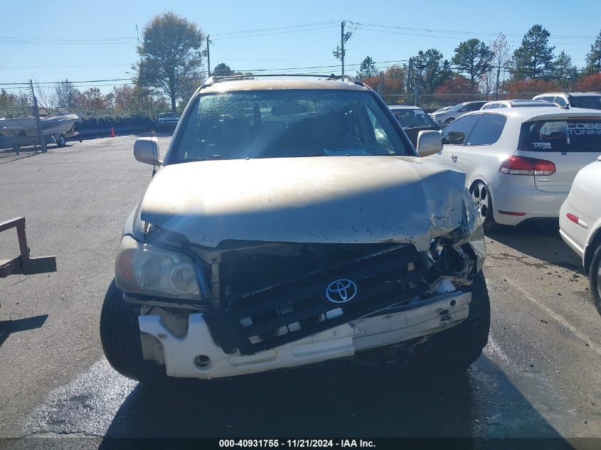 2005 Toyota Highlander V6 VIN: JTEGP21A550080041 Lot: 40931755