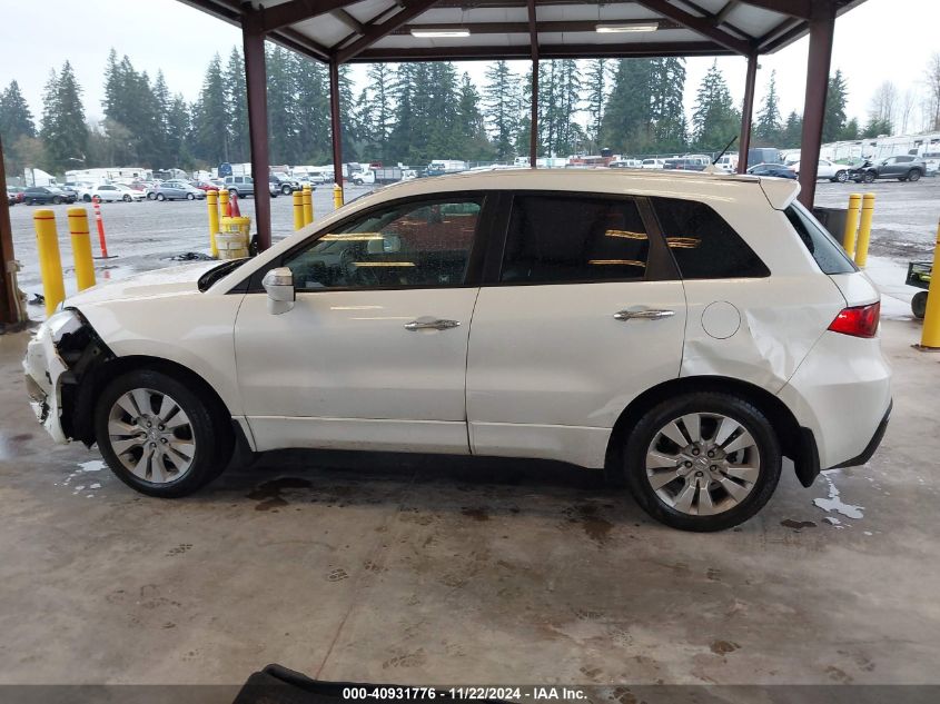 2010 Acura Rdx VIN: 5J8TB1H23AA801554 Lot: 40931776