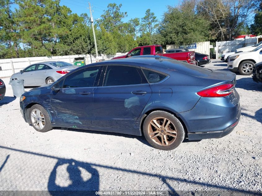 2018 Ford Fusion Se VIN: 3FA6P0H72JR104276 Lot: 40931780