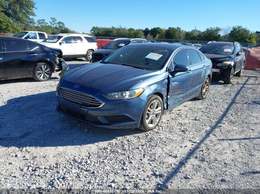 2018 Ford Fusion Se VIN: 3FA6P0H72JR104276 Lot: 40931780