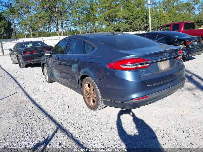 2018 Ford Fusion Se VIN: 3FA6P0H72JR104276 Lot: 40931780