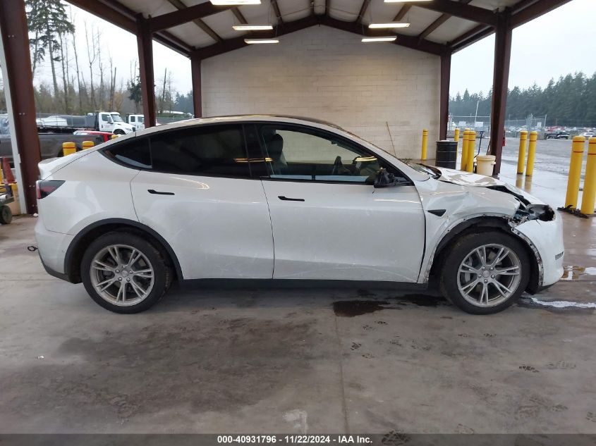 2021 Tesla Model Y Long Range Dual Motor All-Wheel Drive VIN: 5YJYGDEE6MF117891 Lot: 40931796