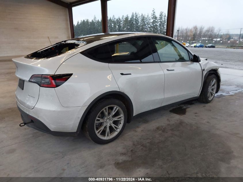 VIN 5YJYGDEE6MF117891 2021 Tesla Model Y, Long Rang... no.4