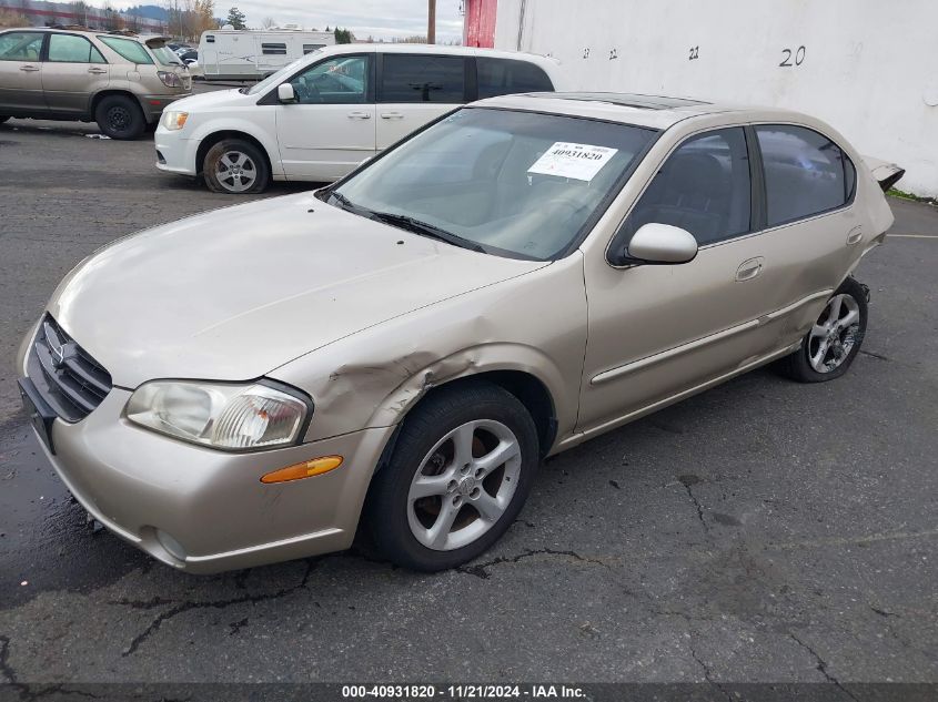 2000 Nissan Maxima Gle/Gxe/Se VIN: JN1CA31A4YT201920 Lot: 40931820