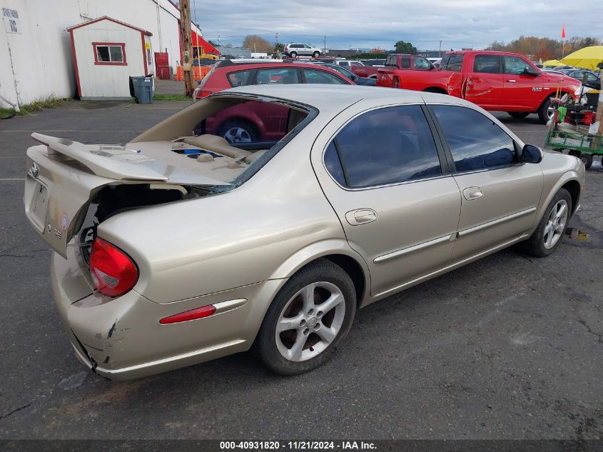 2000 Nissan Maxima Gle/Gxe/Se VIN: JN1CA31A4YT201920 Lot: 40931820