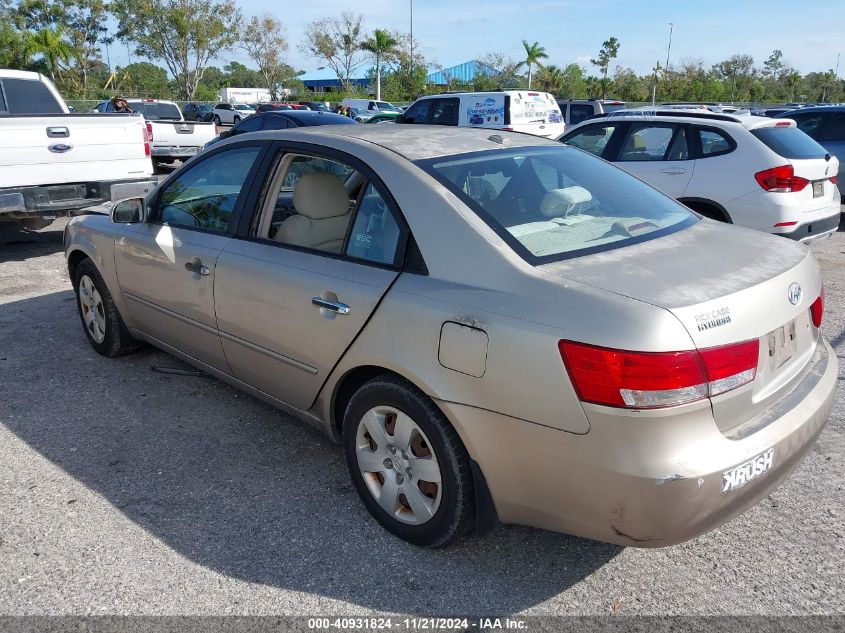 2007 Hyundai Sonata Gls VIN: 5NPET46C47H260596 Lot: 40931824