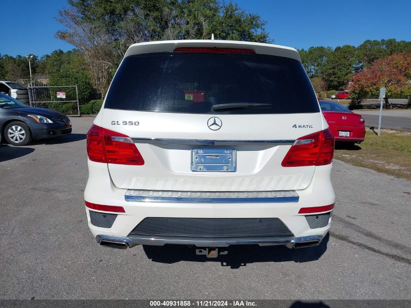 2015 Mercedes-Benz Gl 550 4Matic VIN: 4JGDF7DE9FA547846 Lot: 40931858