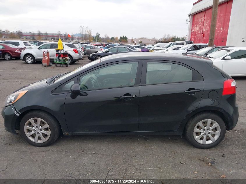 2014 Kia Rio Lx VIN: KNADM5A35E6410807 Lot: 40931875