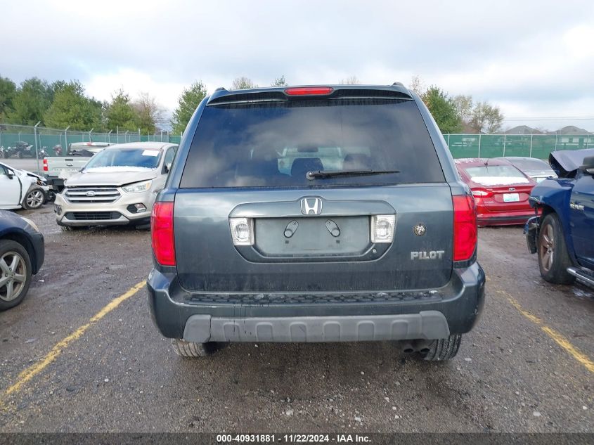 2005 Honda Pilot Ex-L VIN: 5FNYF18535B053100 Lot: 40931881