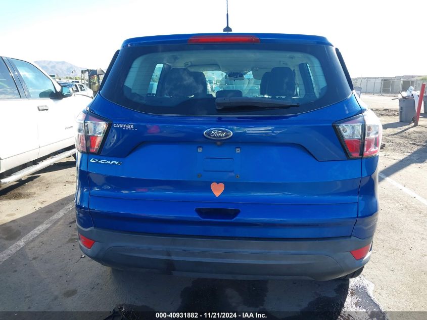 2017 Ford Escape S VIN: 1FMCU0F77HUE09845 Lot: 40931882