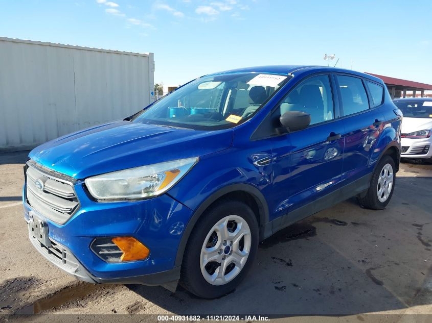 2017 Ford Escape S VIN: 1FMCU0F77HUE09845 Lot: 40931882