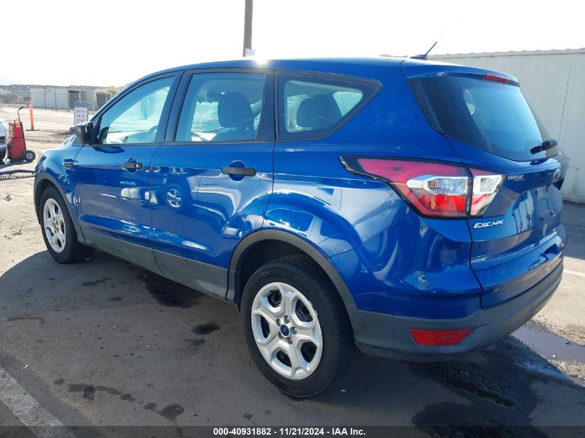 2017 Ford Escape S VIN: 1FMCU0F77HUE09845 Lot: 40931882