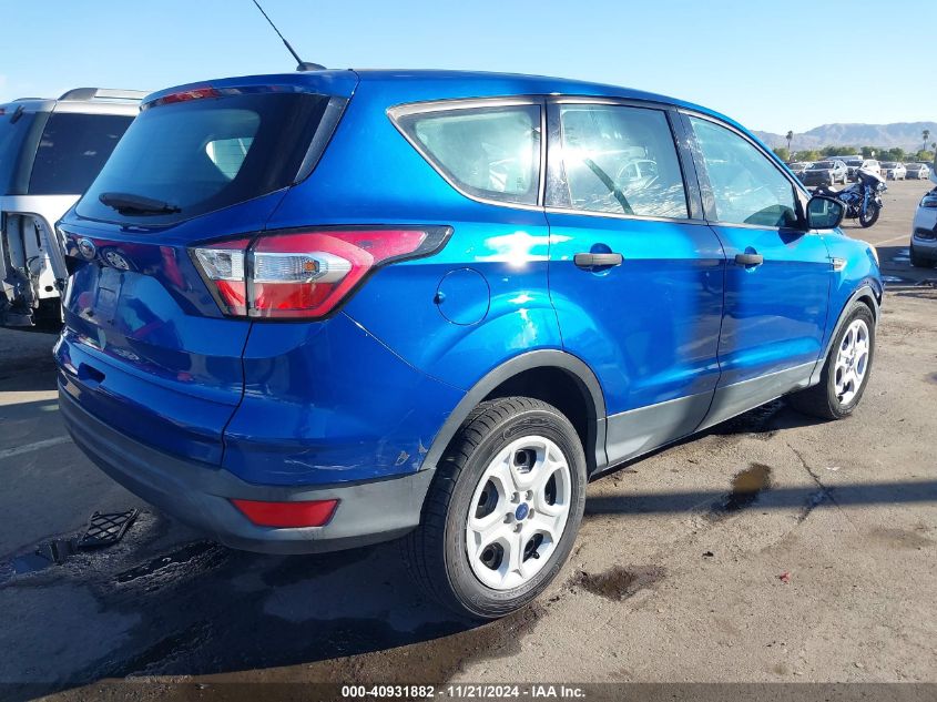 2017 Ford Escape S VIN: 1FMCU0F77HUE09845 Lot: 40931882