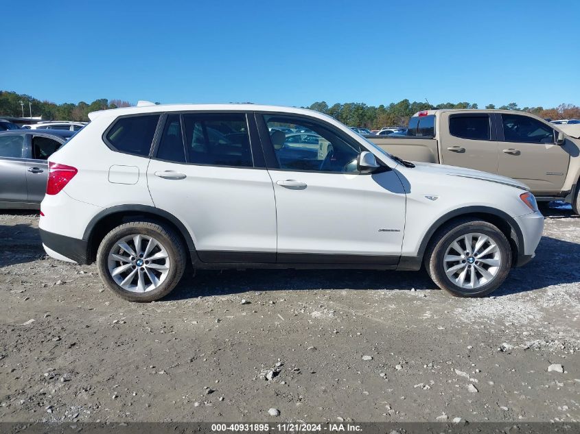 2013 BMW X3 xDrive28I VIN: 5UXWX9C59D0D02699 Lot: 40936375