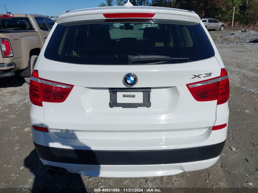 2013 BMW X3 xDrive28I VIN: 5UXWX9C59D0D02699 Lot: 40936375