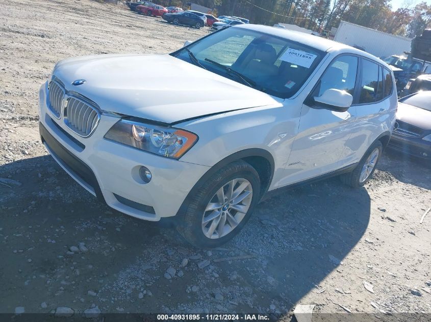 2013 BMW X3 xDrive28I VIN: 5UXWX9C59D0D02699 Lot: 40936375