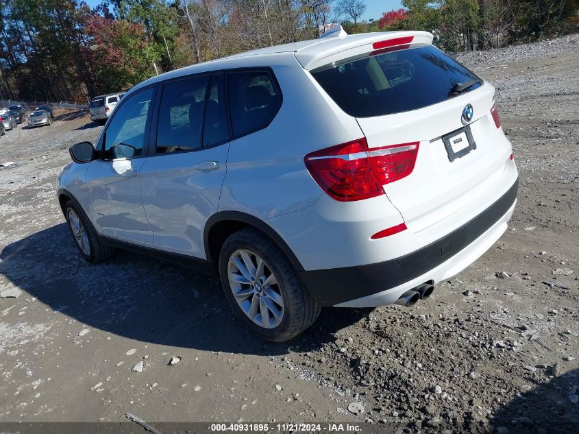 2013 BMW X3 xDrive28I VIN: 5UXWX9C59D0D02699 Lot: 40936375