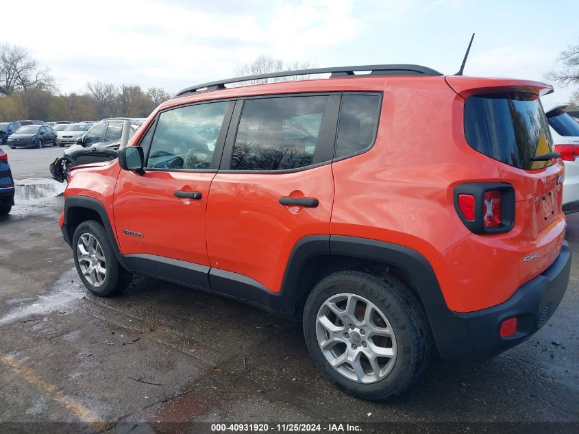 VIN ZACCJBABXJPJ55671 2018 Jeep Renegade, Sport 4X4 no.14