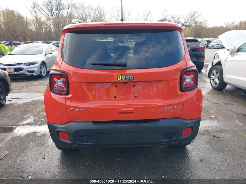 VIN ZACCJBABXJPJ55671 2018 Jeep Renegade, Sport 4X4 no.16