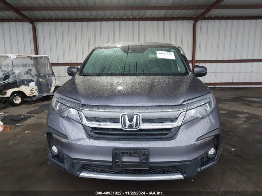 2022 Honda Pilot 2Wd Ex-L VIN: 5FNYF5H52NB017003 Lot: 40931922