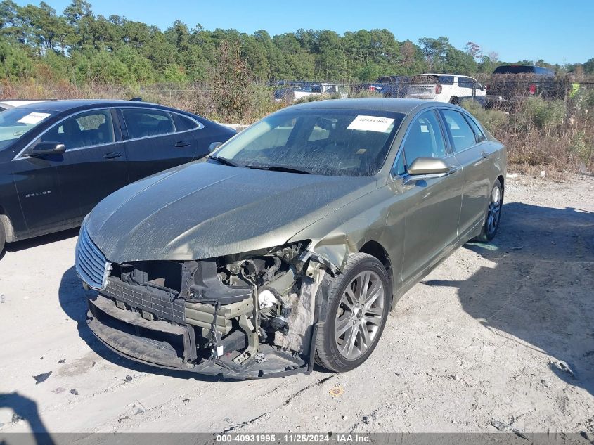 VIN 3LN6L2G99DR801142 2013 Lincoln MKZ no.2